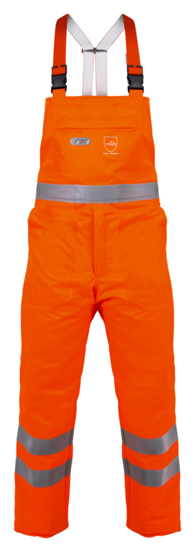 Warnschutz Schnittschutz-Latzhose Forst LAHO SCHNTTSCHTZ HIVIS FORST ORANGE 56