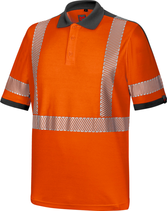Warnschutz-Poloshirt Neon Klasse 2 POLOSHIRT NEON PLUS ORANGE XXL