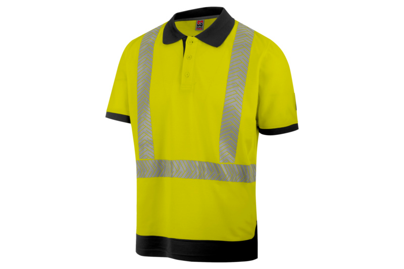WÜRTH MODYF Fluo Warnschutz-Poloshirt POLOSHIRT FLUO GELB/ANTHRAZIT XXL