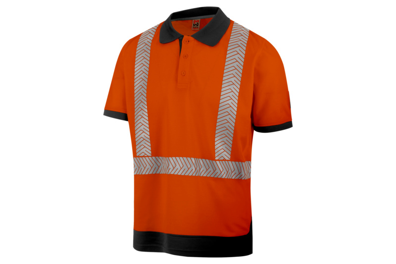 WÜRTH MODYF Fluo Warnschutz-Poloshirt POLOSHIRT FLUO ORANGE/ANTHRAZIT S