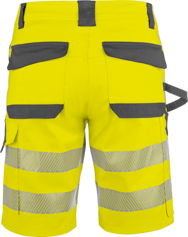 WÜRTH MODYF NEON Warnschutz Shorts Klasse 1 BERMUDA NEON GELB/GRAU 50