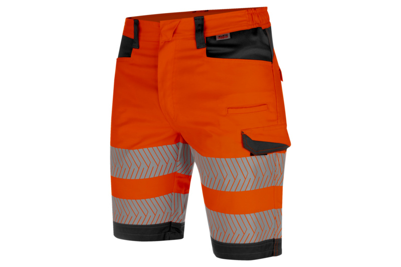 WÜRTH MODYF Fluo Warnschutz-Short Klasse 1 BERMUDA FLUO ORANGE/ANTHRAZIT 48