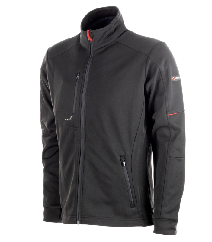 WÜRTH MODYF ONE Fleecejacke FLEECE JACKE STRETCH ONE SCHWARZ 4XL