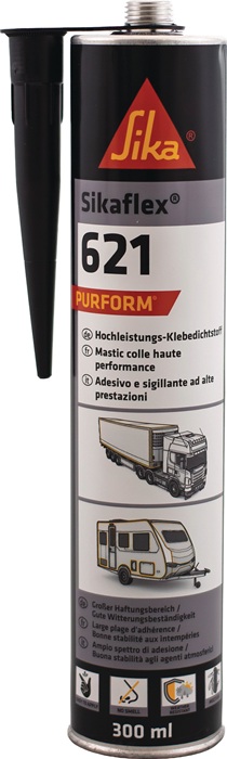 Kleb- u.Dichtstoff Sikaflex®-621 schwarz 300ml Kartusche SIKA