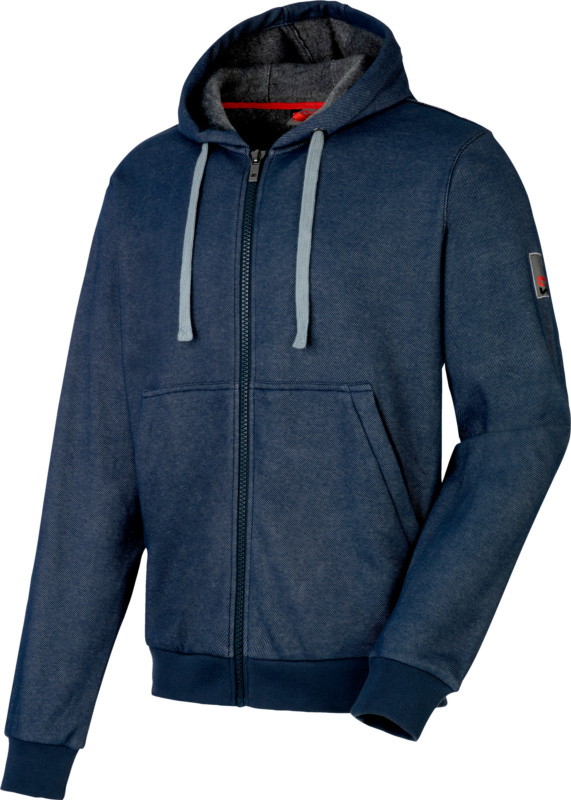 WÜRTH MODYF Denim Sweatjacke SWEAT DENIM FULLZIP BLAU M