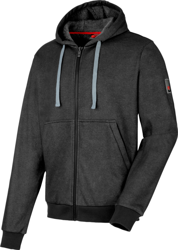 WÜRTH MODYF Denim Sweatjacke SWEAT DENIM FULLZIP SCHWARZ 3XL