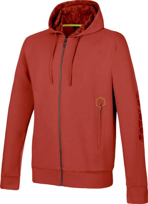 WÜRTH MODYF Fusion Kapuzen-Sweatjacke SWEATJACKE HOODIE FUSION KUPFERROT XXL