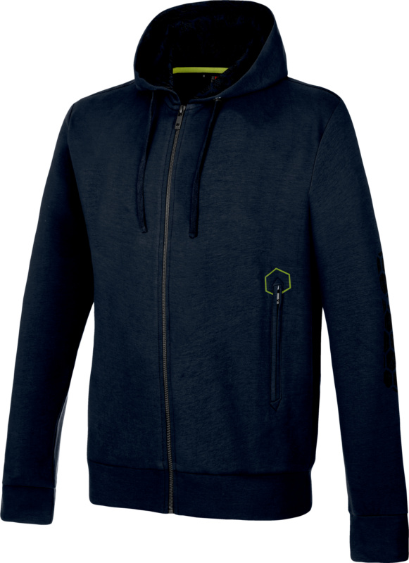 WÜRTH MODYF Fusion Kapuzen-Sweatjacke SWEATJCK HOODIE FUSION SCHATTENBLAU S