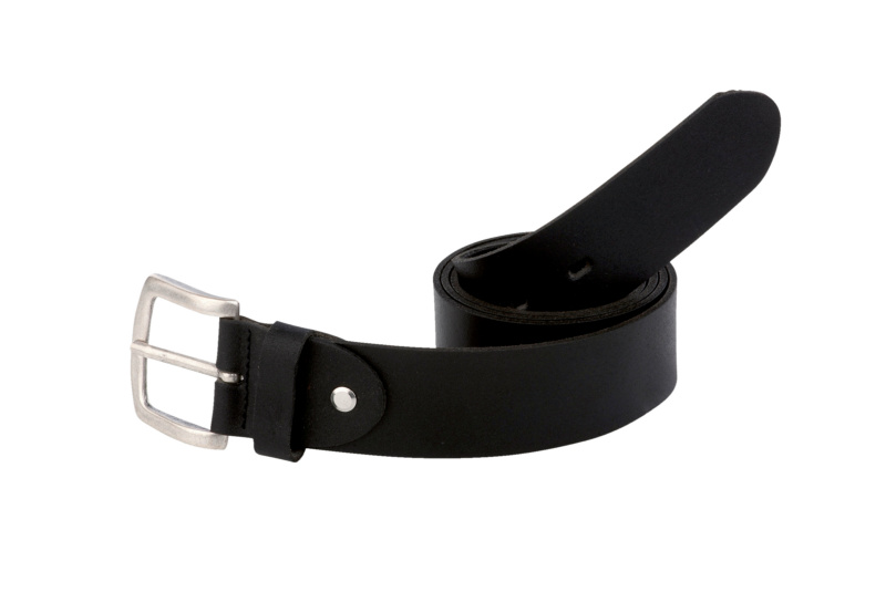 Ledergürtel LEDER-GUERTEL SCHWARZ 120CM