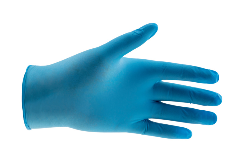 Einweghandschuh Nitril SHTZHNDSHH-NITRIL-BLAU-PUDERFREI-M