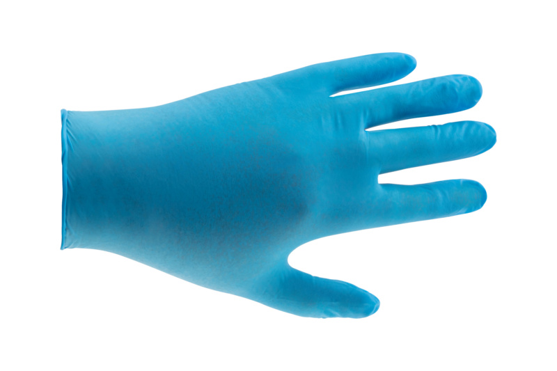Einweghandschuh Nitril SHTZHNDSHH-NITRIL-BLAU-PUDERFREI-L