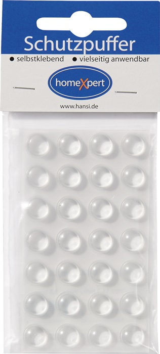 Schutzpuffer Clear 11,1mm Ku.transp.Linse selbstkl.