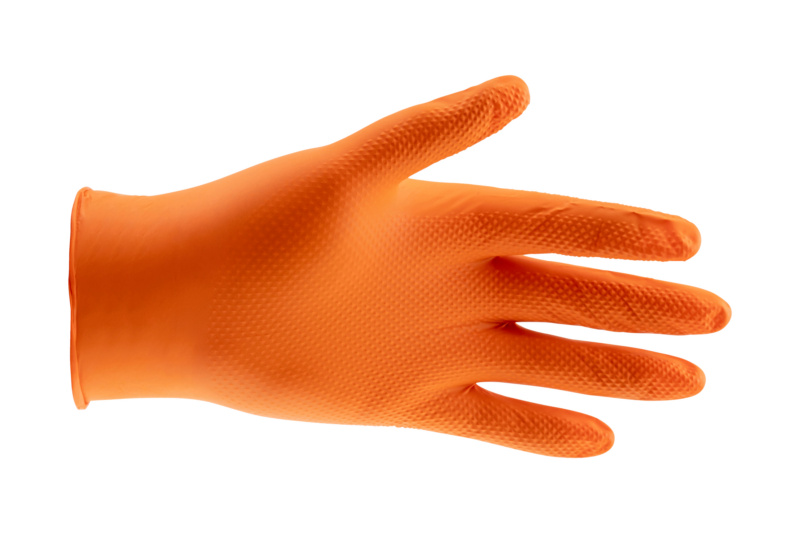 Einweghandschuh Nitril Grip SHTZHNDSHH-NITRIL-GRIP-ORANGE-M