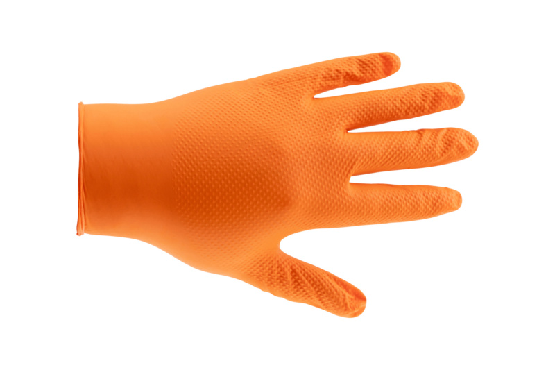 Einweghandschuh Nitril Grip SHTZHNDSHH-NITRIL-GRIP-ORANGE-XXL