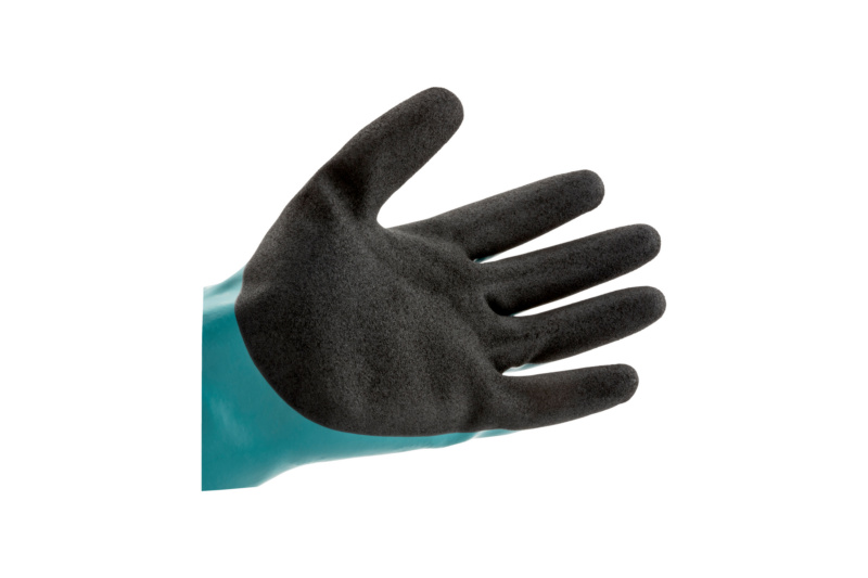 Chemikalienschutzhandschuh Nitril mit Trägergewebe SHTZHNDSHH-CHEM-NITRIL-M.TRAE