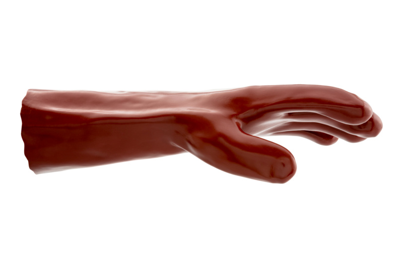Chemikalienschutzhandschuh PVC mit Trägergewebe SHTZHNDSHH-CHEM-PVC-M.TRGGWB-350