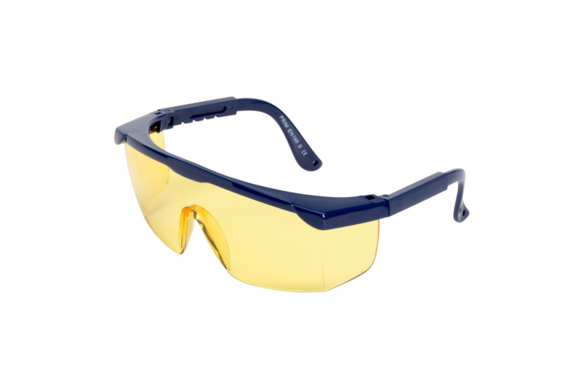 Kontrastbrille gelb SHTZBRIL-EN166-UV-LECKSUCH-GELB