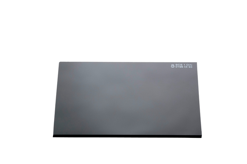 Schweißschutzglas 90x110 mm für Freisichtschild und Schutzschirm
