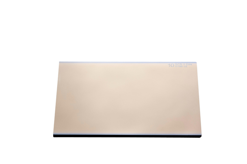Schweißschutzglas 90x110 mm für Freisichtschild und Schutzschirm