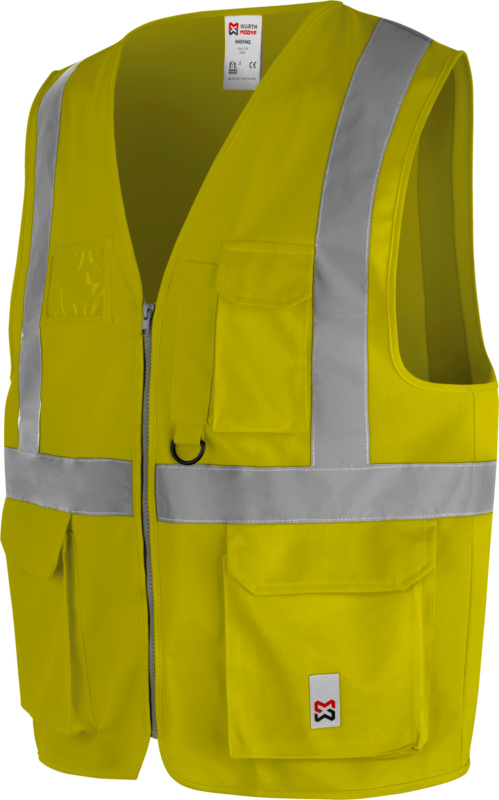 Warnschutzweste Multipocket WARNWESTE MULTIPOCKET GELB XXL/3XL