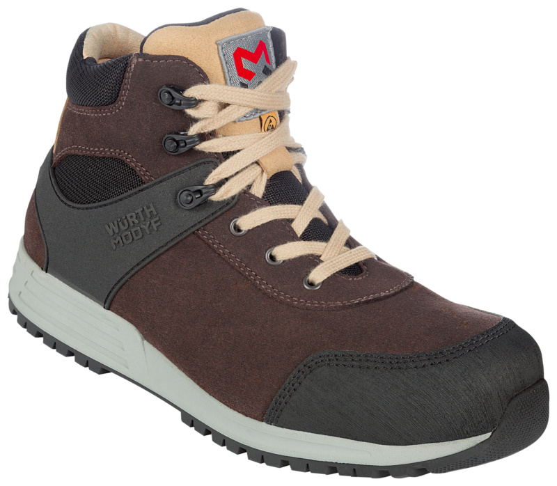 WÜRTH MODYF Nature S3 ESD Sicherheitsstiefel STIEFEL NATURE S3 BRAUN 40