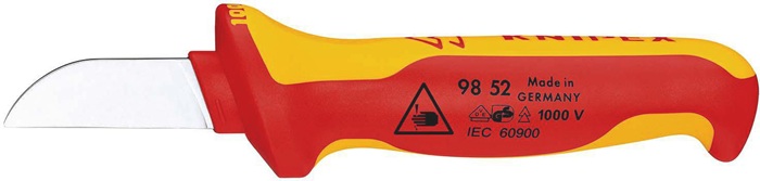 Kabelmesser L.190mm Klingen-L.50mm VDE67g Mehrkomponentengriff KNIPEX