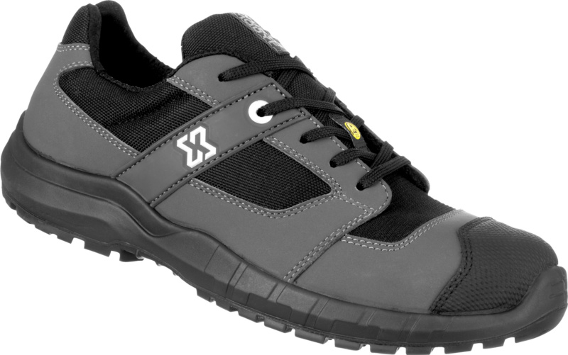 Sicherheitshalbschuh S1PS Stretch X ESD HS STRETCH X S1PS ESD W12 GRAU/SWZ 45