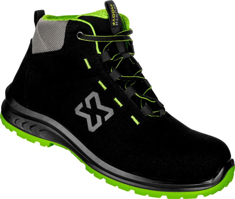 Sicherheitsstiefel S3S MID Cruise STIEFEL CRUISE S3S SCHWARZ/GRUEN 47