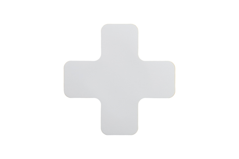 Bodenmarkierung Kreuz-Form 150 x 150 x 50 mm