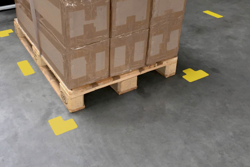 Bodenmarkierung Streifen-Form 100 x 50 mm