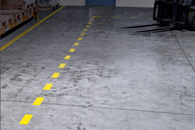 Bodenmarkierung Streifen-Form 100 x 50 mm