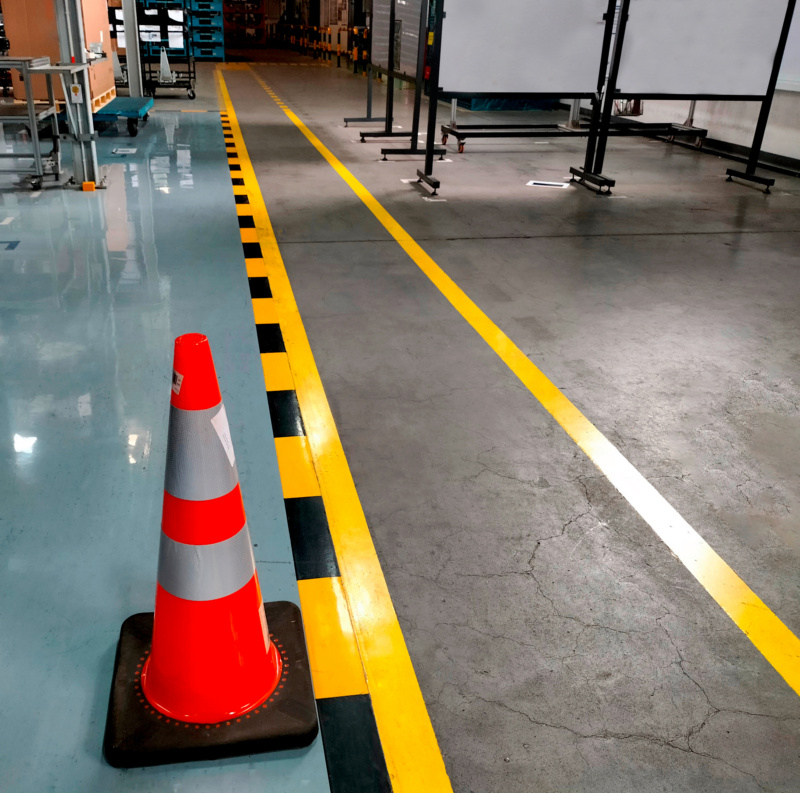 Warnmarkierungsklebeband  BASIC 50mm x 10m