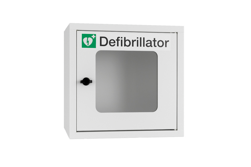 Wandschrank für Defibrillatoren