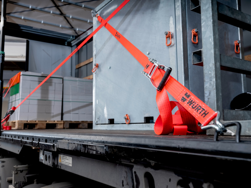 Ratschenzurrgurt mit Standardratsche 5t