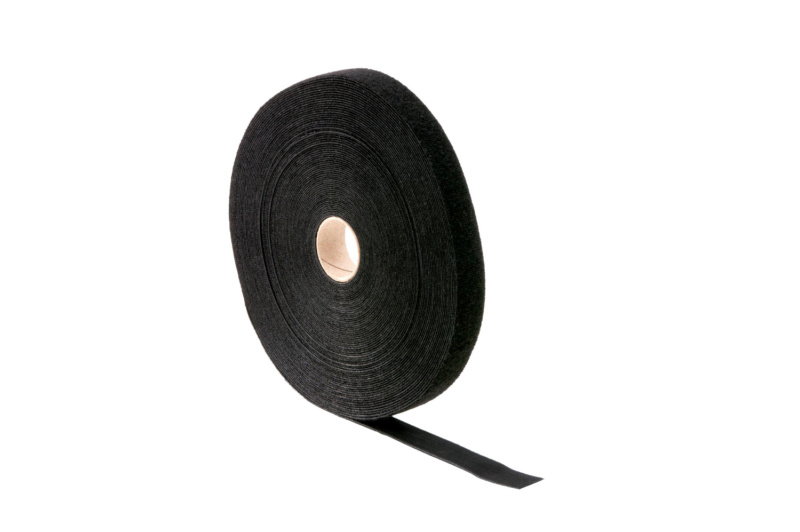 Klettband doppelseitig VELCRO-DP-SCHWARZ-B20MM-L25M