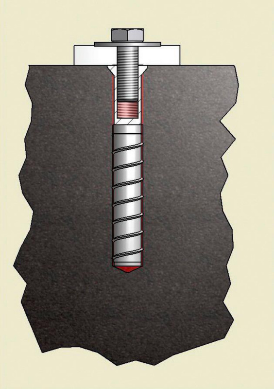 Asphaltschraubanker W-SA A-IG M16, 22x100