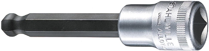 Steckschlüsseleinsatz 54 KK 1/2 Zoll Innen-6-kant SW 6mm L.100mm STAHLWILLE