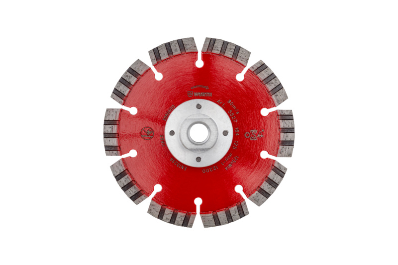 Diamanttrennscheibe Baustelle M14 segmentiert Ø 125 mm
