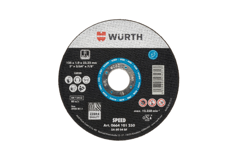 Trennscheibe SPEED 125x1,0/22,2 für Stahl