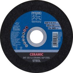 Trennscheibe Ceramic SGP Steel D125x1,6mm ger.STA PFERD