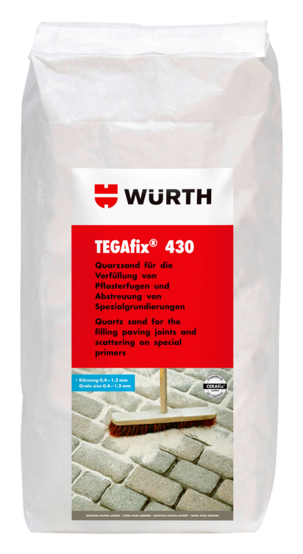Quarzsand TEGAfix 430 FUG-(TEGAFIX-430)QUARZSAND-(0,4-1,2MM)