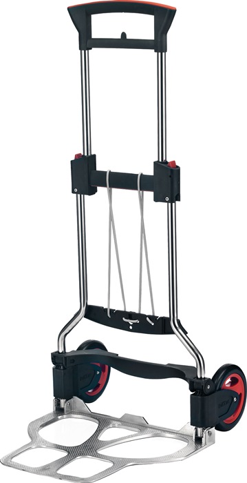 Transportkarren klappb.VA Alu.H.1130mm Schaufel-L.410mm Trgf.125kg