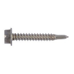 Bohrschraube Sechskantkopf pias 6,3 x 25 Edelstahl A2