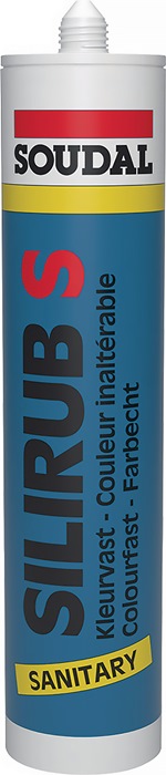 Sanitärsilikon Silirub S transp.300ml Kartusche SOUDAL