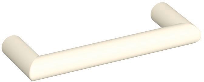 Möbelgriff 562.13B96 PA 99 reinweiß ma 96mm D.13mm HEWI