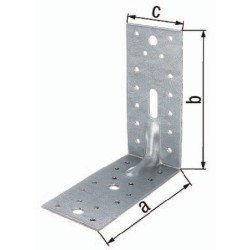 Schwerlast-Winkelverbinder ETA-8/165 150x150x65mm Anz.Löcher1/3/28 S.2,5mm GAH