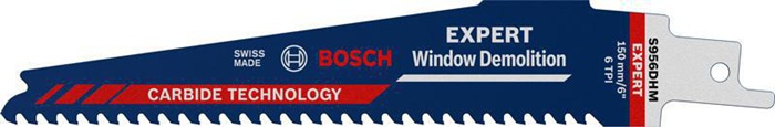 Säbelsägeblatt Expert Window Demolition S 956 DHM L150mm B6mm 1St/K.2608900385