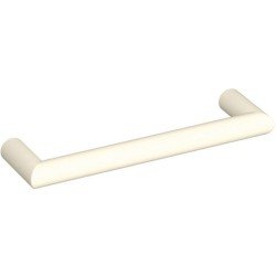 Möbelgriff 562.13B128 PA 99 reinweiß ma 128mm D.13mm HEWI