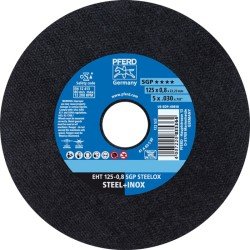 Trennscheibe SGP STEELOX D125x0,8mm ger.INOX Bohr.22,23mm PFERD
