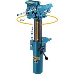 Höhenverstellgerät HEUER Lift f.Backen-B.120mm um 360Grad drehb.HEUER